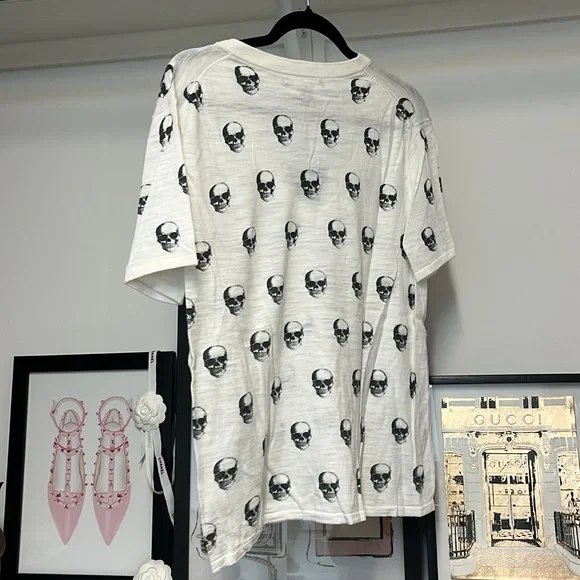 Skull cashmere tshirt - Picture 3 of 4